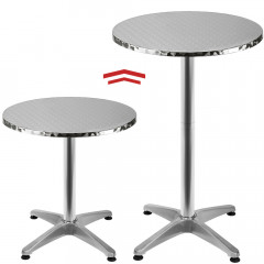 Barový stôl Ø 60 cm | hliník č.2