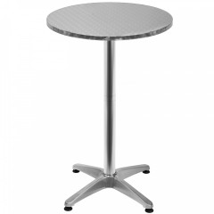 Barový stôl Ø 60 cm | hliník č.1
