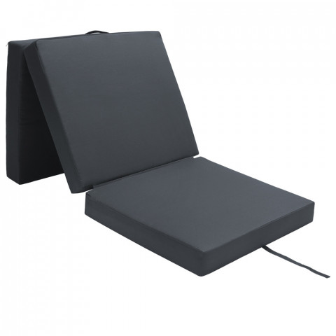 Skladací matrac 190 x 70 x 10 cm | antracit č.7