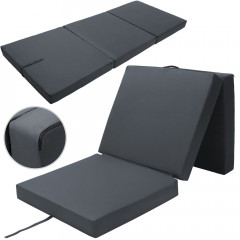 Skladací matrac 190 x 70 x 10 cm | antracit č.1