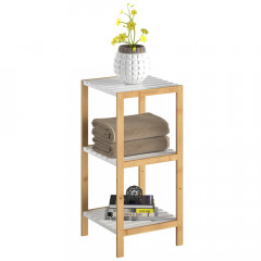 Bambusová polička do kúpeľne | 80 x 33 x 34 cm č.2