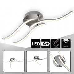 Dizajnové stropné svietidlo LED Tripple Bolge | 66 x 38 x 17 cm Dizajnové stropné svietidlo LED Tripple Bolge | 66 x 38 x 17 cm