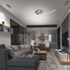 Dizajnové stropné svietidlo LED Tripple Bolge | 66 x 38 x 17 cm č.2