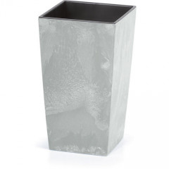 Plastový kvetináč 26,5 x 26,5 x 50 cm 26L | sivá č.1