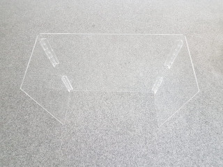 Ochranné plexisklo s bočnými panelmi | 1100 x 600 x 4 mm č.3