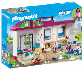 Playmobil 70146 Prenosná veterinárna klinika č.1