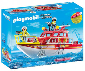 Playmobil 70147 Hasičský čln č.1