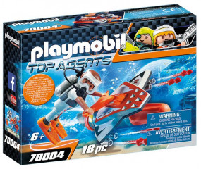 Playmobil 70004 Podvodné krídlo špiónskeho tímu s motorom č.1