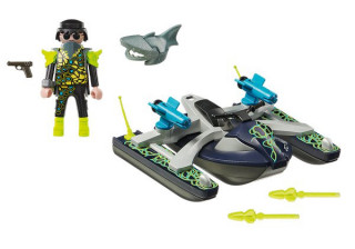 Playmobil 70007 Tím S.H.A.R.K. Raketový skúter č.3