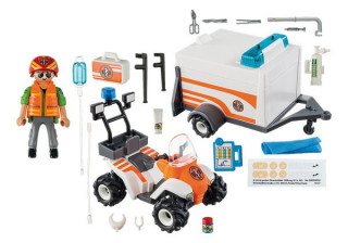 Playmobil 70053 Záchranná štvorkolka so zvukom a svetlami č.3
