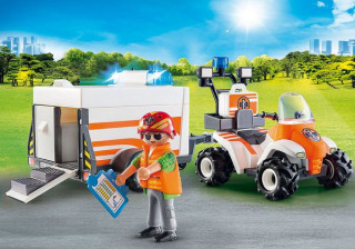 Playmobil 70053 Záchranná štvorkolka so zvukom a svetlami č.2