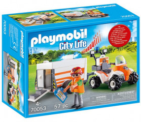 Playmobil 70053 Záchranná štvorkolka so zvukom a svetlami č.1