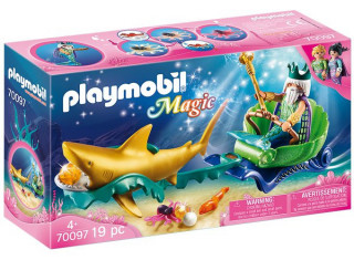 Playmobil 70097 Kráľ morí so žraločím vozom č.1