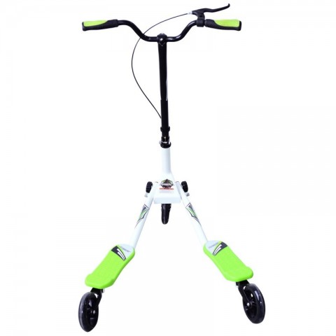 Skladacia kolobežka s tromi kolesami, zelená č.4