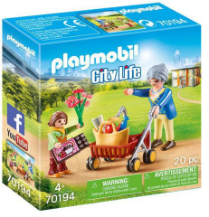 Playmobil 70194 Babička s chodítkom č.1