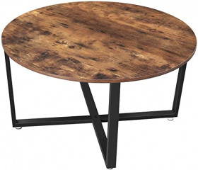 Rustikálny okrúhly stôl | 88 x 88 x 47 cm č.1
