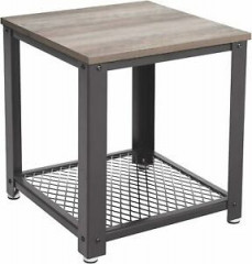 Priemyselný štvorcový stôl s policou | 45 x 45 x 55 cm č.2