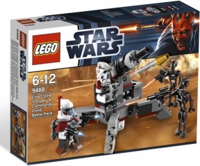 LEGO Star Wars 9488 Bojová jednotka vojakov Elite Clone a oddielu droidov č.1