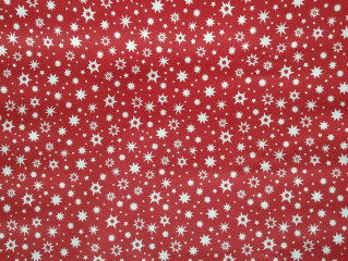 Baliaci papier červený s hviezdičkami 2m x 70cm | 4 kusy č.1