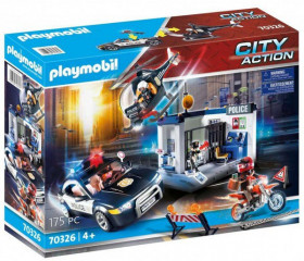 Playmobil 70326 Polícia s autom a vrtuľníkom č.1