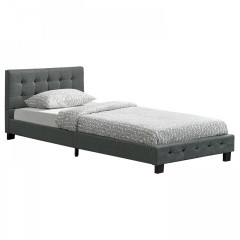 Čalúnená posteľ Manresa 90 x 200 cm | sivá č.3