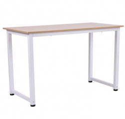 Kancelársky stôl 120 x 60 x 76 cm | biela č.3