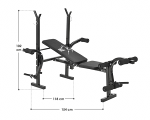 Bench posilňovacia lavica ProfiGym 1000 č.2