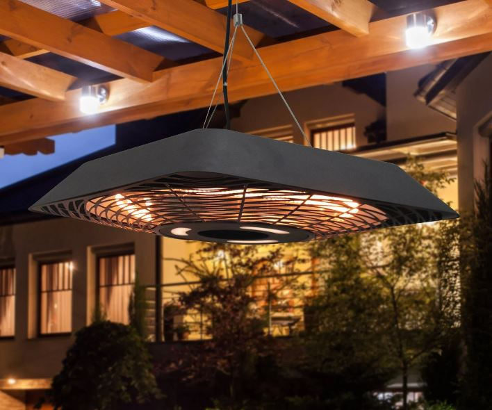 Závesné vykurovacie teleso s diaľkovým ovládaním a osvetlením LED | 2000W