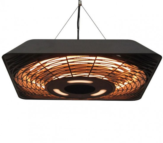 Závesné vykurovacie teleso s diaľkovým ovládaním a osvetlením LED | 2000W č.4