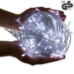 Vianočné LED osvetlenie 10 m | studená biela 100 LED č.2