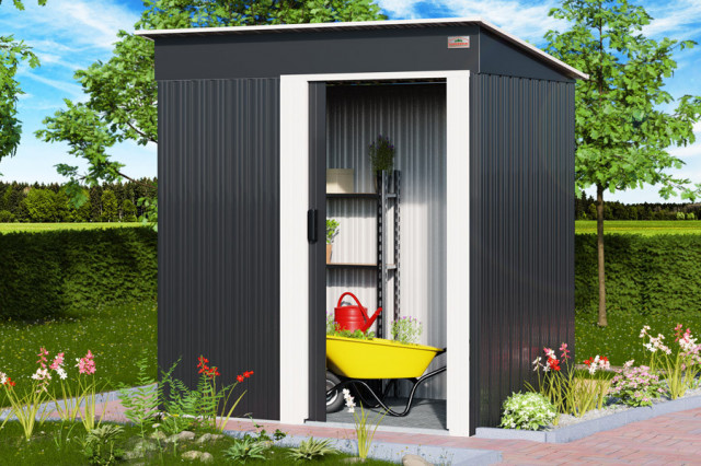 Záhradný domček 181 x 150 x 75 cm | antracit č.2