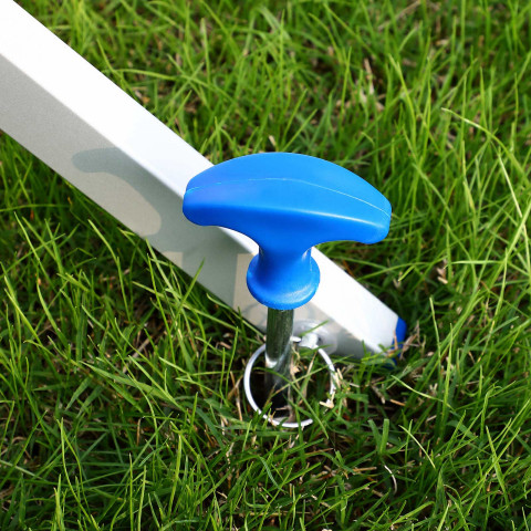 Hliníková otočná sušička 103 x 168 cm | strieborná č.7