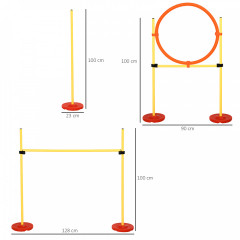 Agility prekážky pre psy 3v1 č.2