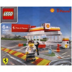 LEGO Shell Ferrari 40195 Shell Station č.1