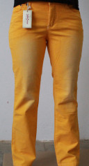 Dámske manšestrové nohavice | Yellow č.1