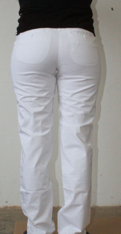 Dámske ľanové nohavice | White č.2