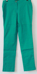 Dámske plátenné nohavice | Zelená č.1