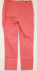 Dámske plátenné nohavice | Oranžová s elastickým pásom č.2
