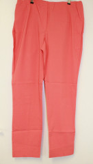 Dámske plátenné nohavice | Oranžová s elastickým pásom č.1