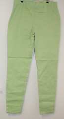 Dámske plátenné nohavice | Svetlozelené s elastickým pásom