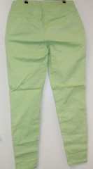 Dámske plátenné nohavice | Svetlozelené s elastickým pásom č.2