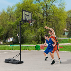Basketbalový kôš so stojanom 230-305 cm | čierna č.2
