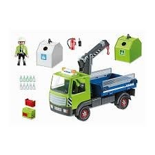 Playmobil 6109 Nákladné vozidlo s kontajnermi na sklo č.2