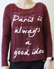 Dámske tričko | Burgundy č.1