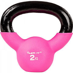 Kettlebell s neoprénom 2 kg | ružová č.1