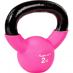 Kettlebell s neoprénom 2 kg | ružová č.2
