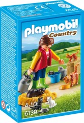 Playmobil 6139 Dievča s mačacou rodinou č.1