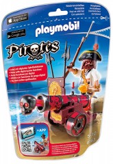 Playmobil 6163 Morský lupič s interaktívnym čeveným kanónom č.1