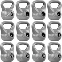 Kettlebell činka 8 kg | sivá č.2