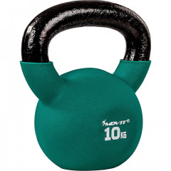 Kettlebell s neoprénom 10 kg | zelená č.2